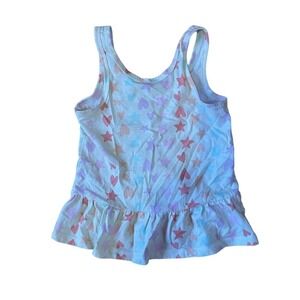 Girls Cat & Jack tank top. Hearts & Stars. Toddler 2T